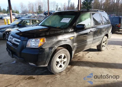 2007 Honda Pilot Ex-L z USA, uszkodzony, nr VIN 2HKYF18567H510132